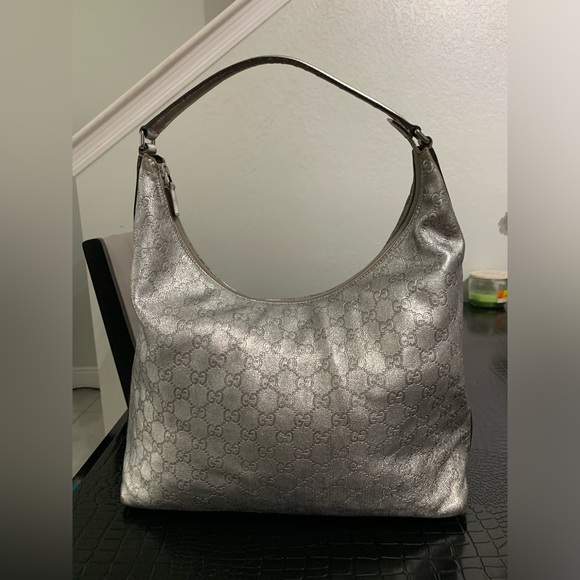 Silver GG Guccissima Hobo - Picture 14 of 14
